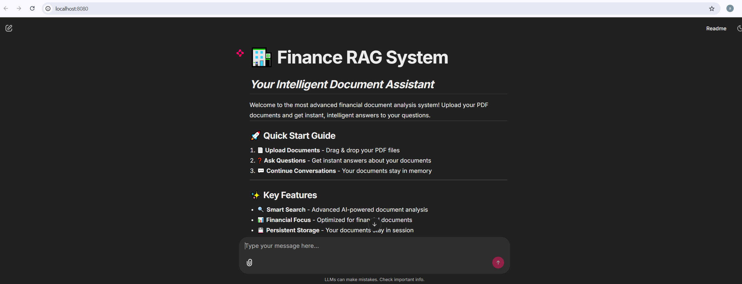 Finance RAG System